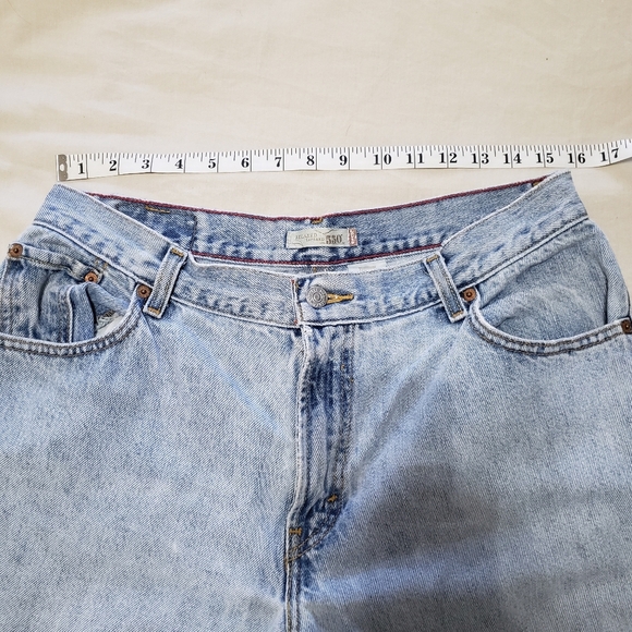 Vintage Levi's 505 Light Blue Denim Jeans 14L - Picture 4 of 10